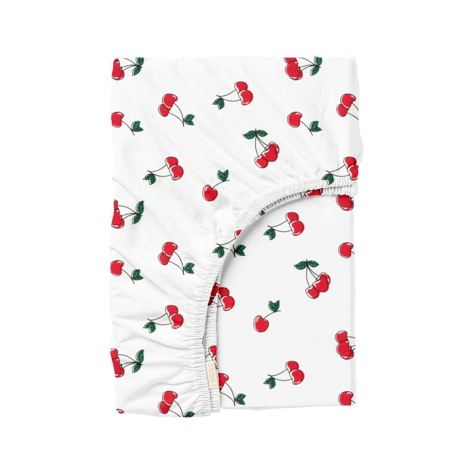 Простынь Cosas CHERRY на резинке в детскую кроватку 60х120 см (4822052271308)