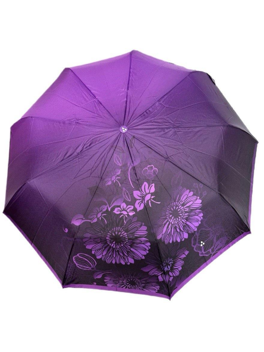 Парасолька жіноча напівавтоматична Срібний дощ 9 спиць Фіолетовий (6025/3) - фото 2 Парасолька жіноча напівавтоматична Срібний дощ 9 спиць Фіолетовий (6025/3) - фото 2