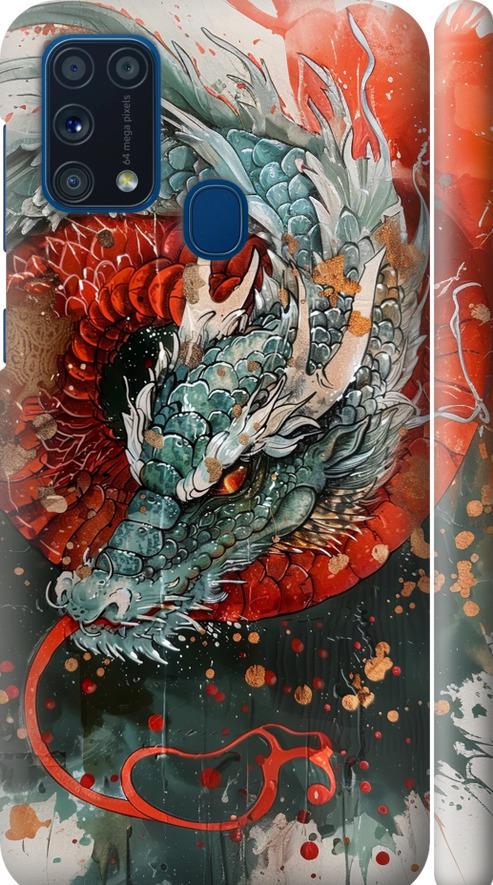 Чехол на Samsung Galaxy M31 M315F Стихия огня (6101m-1907-42517)
