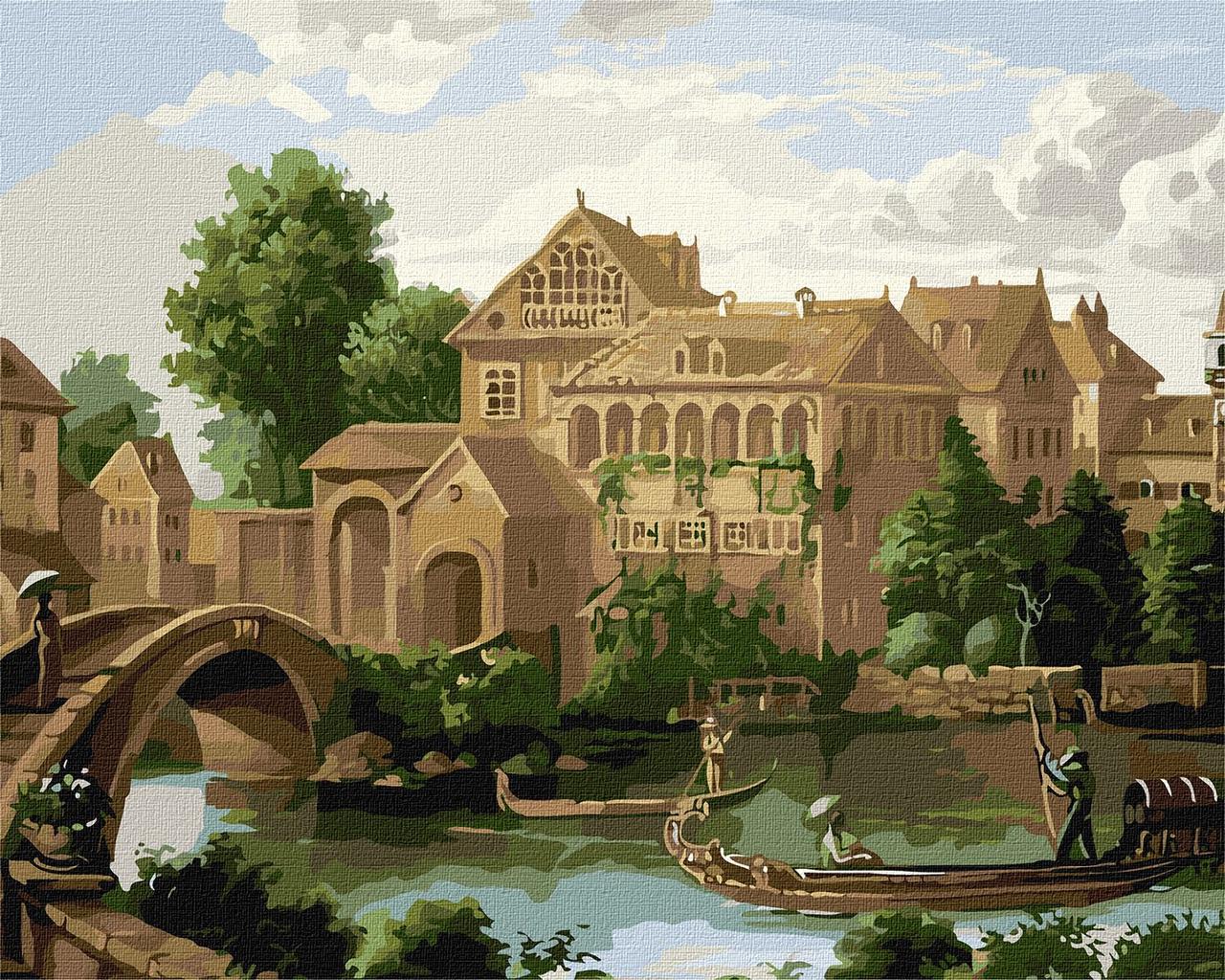 Картина по номерам Идейка Итальянская провинция KHO3633 полотно на подрамнике 40x50 см (1743149896)