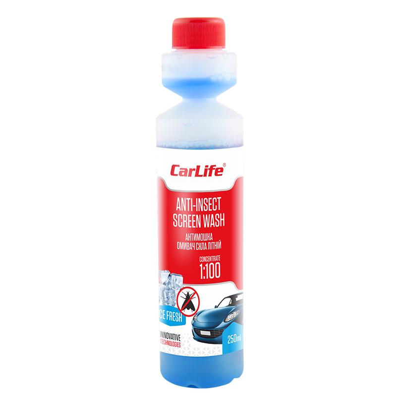 Очиститель стекла летний Carlife Anti-insect Screen-Wash Ice Fresh концентрат 1:100 (CF036)