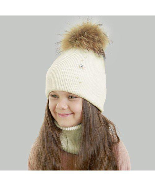 Шапка детская Elf Мириам р. 56 Молочный (OK001567)