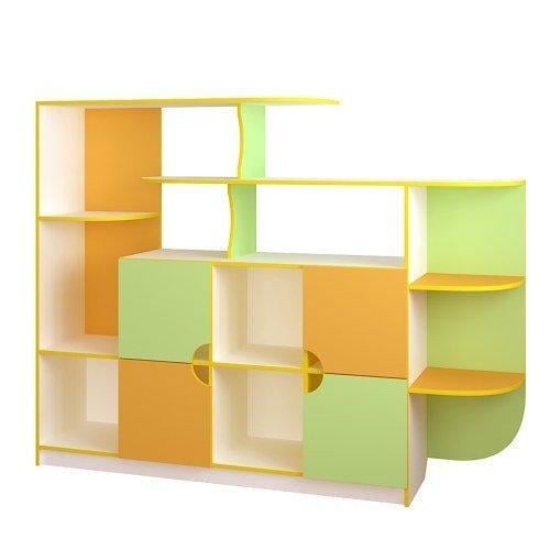 Детская стенка для игрушек Карапуз Orange/Green Water