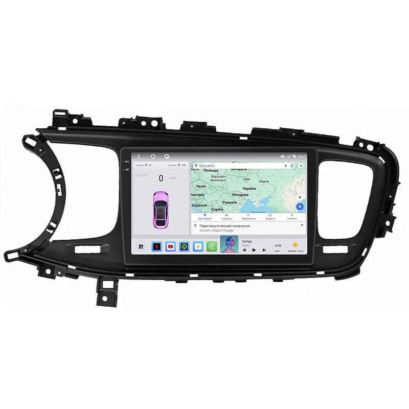 Автомагнитола штатная Lesko для Kia K5 I Рестайлин 2010-9" 4/64 QLED CarPlay/4G/Wi-Fi/GPS 360°