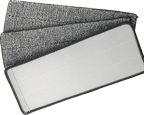 Запаска на плоскую швабру микрофибра с фиксацией с одной стороны 36х11 см (23705410) - фото 2