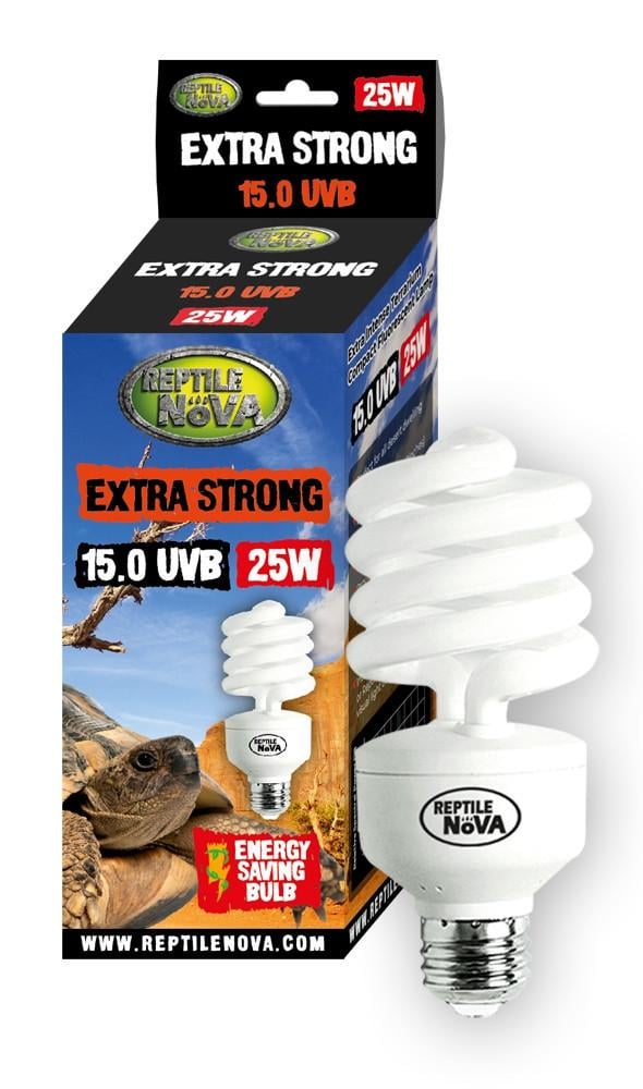 Люмінесцентна лампа Reptile Nova UVB-25W-15.0 EXTRASTRONG