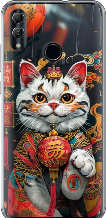 Чехол на Huawei Honor 10 Lite China Cat v2 (6135u-1618-42517) Чехол на Huawei Honor 10 Lite China Cat v2 (6135u-1618-42517)