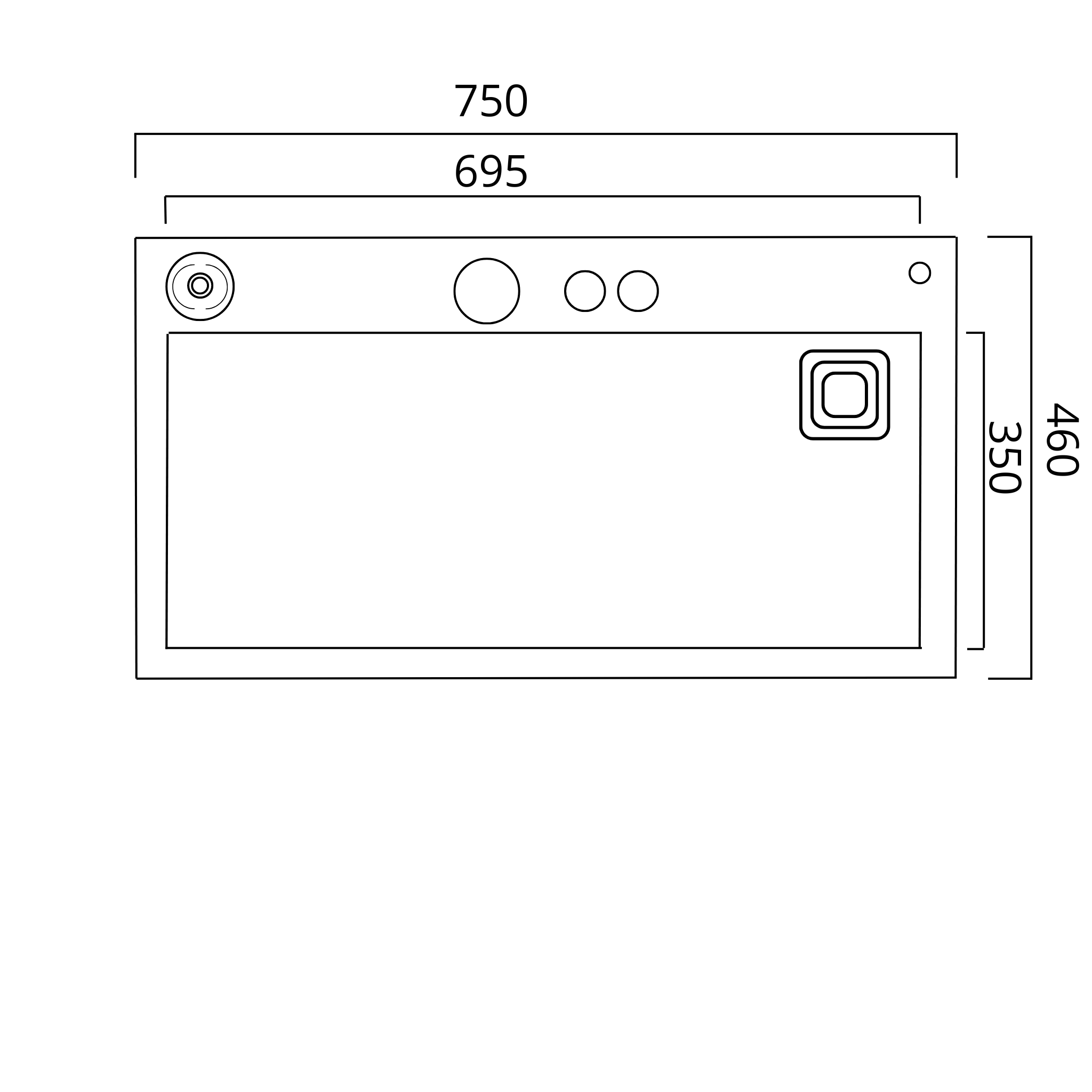 Мийка кухонна Platinum Handmade Водоспад 75x46D PVD Сірий (000041260) - фото 10 Мийка кухонна Platinum Handmade Водоспад 75x46D PVD Сірий (000041260) - фото 10