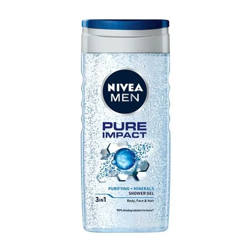 Гель для душу чоловічий Nivea Заряд чистоти 250 мл (4006000009360)