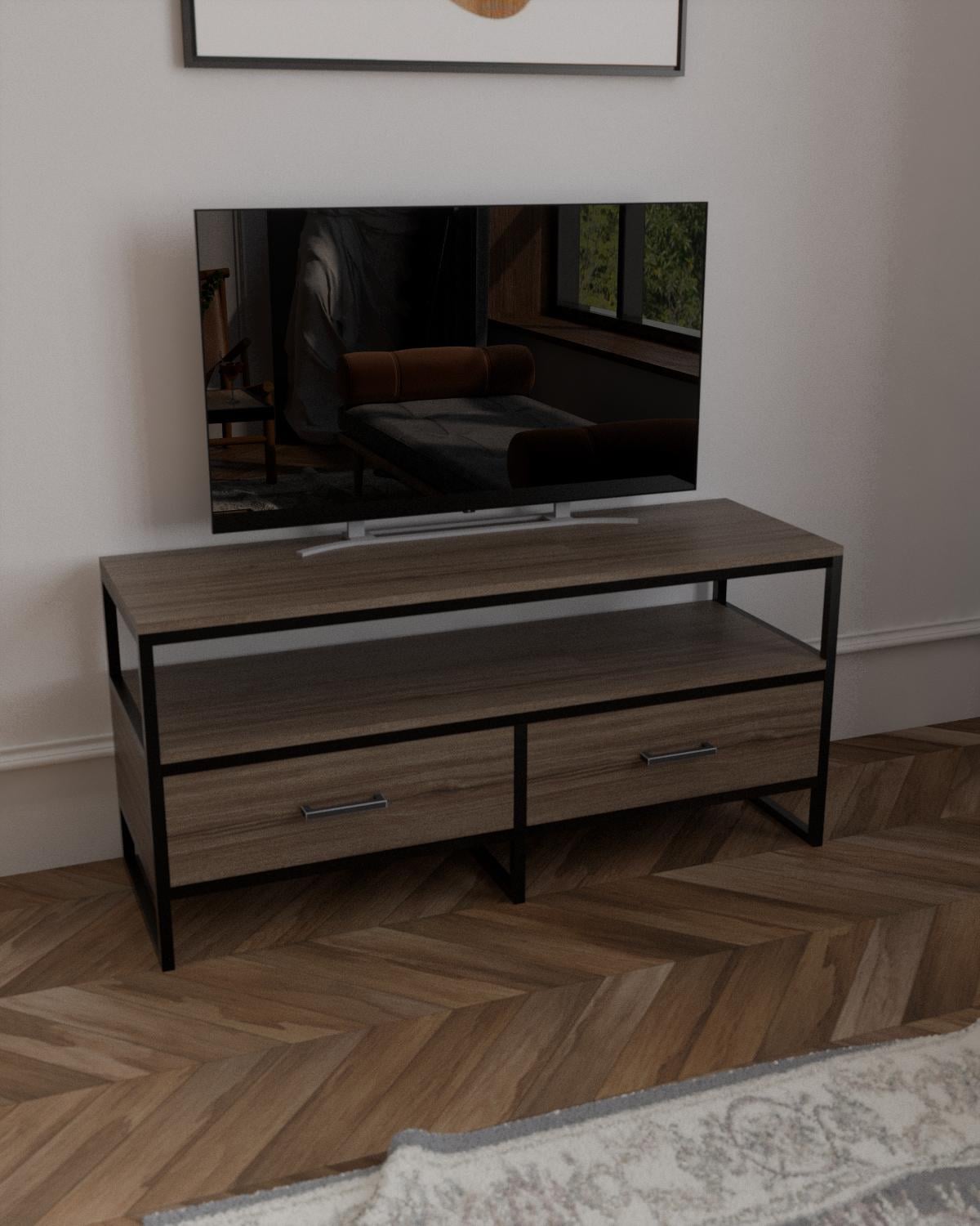 Тумба под телевизор EcoLoft Леванто DSP-1423-4 в стиле лофт Монтеверде (32514664)