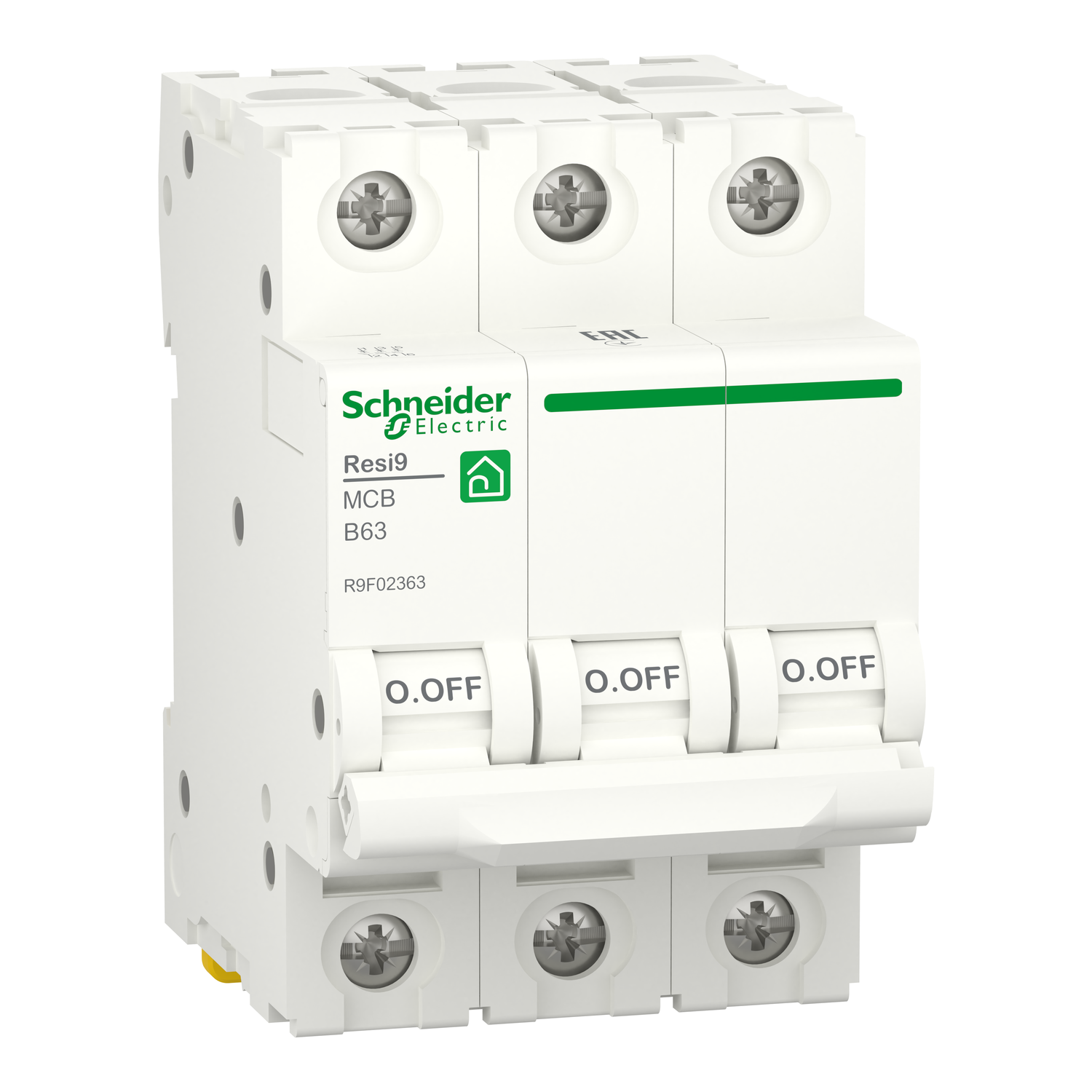 Автоматический выключатель Schneider Electric Resi9 B 3P 63А (R9F02363)