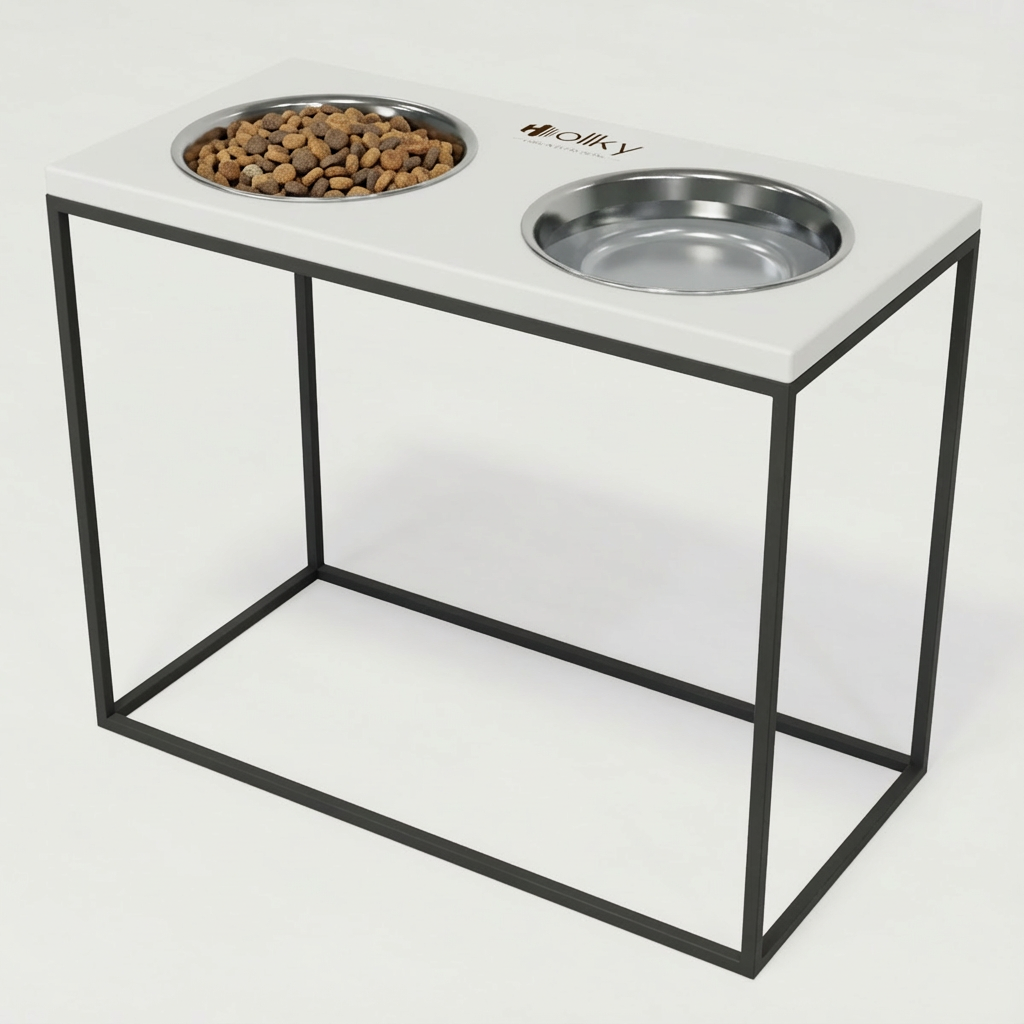 Миски на подставке для больших собак Hollky Base XL20 2х1,8 л (BXL40-522640-GRWH) - фото 1 Миски на подставке для больших собак Hollky Base XL20 2х1,8 л (BXL40-522640-GRWH) - фото 1