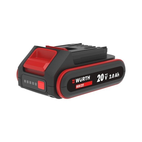 Аккумуляторная батарея Würth RED STRIPE, Li-Ion, 20V, 2.0 Ah, для электроинструмента