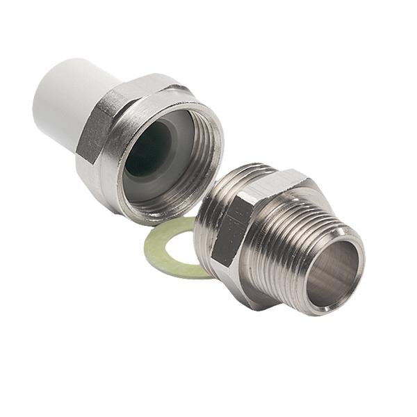 Різьбове з'єднання PPR Ekoplastik SSE02020XX 20 мм ЗЗ 1/2" (43090)