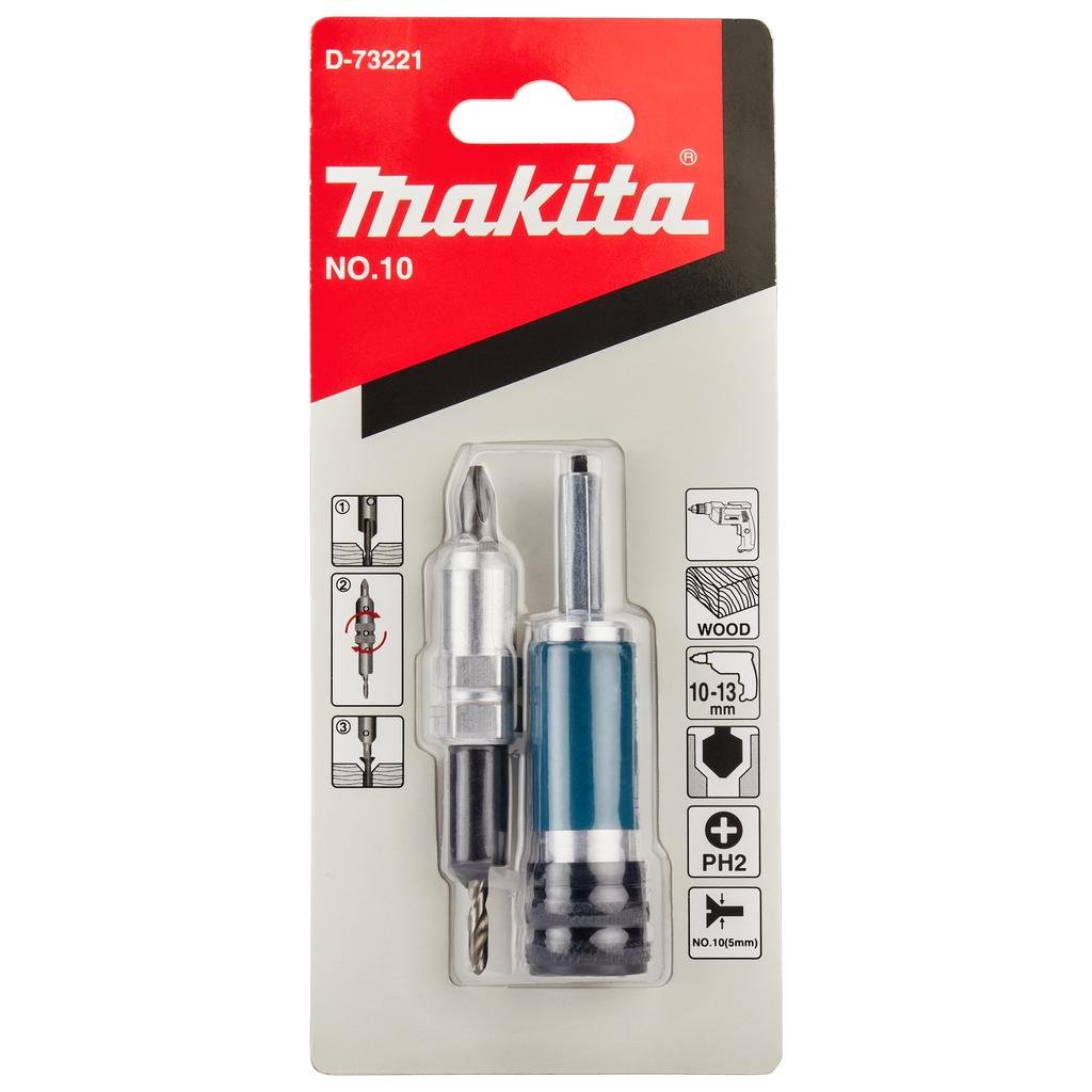 Набір Quad drivers свердло Makita №10 M5 біта PH2 (D-73221)