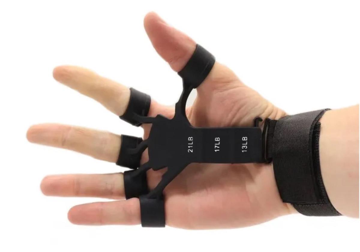 Тренажер-эспандер для пальцев рук и кисти EasyFit Spiderweb Черный (EF-1901)