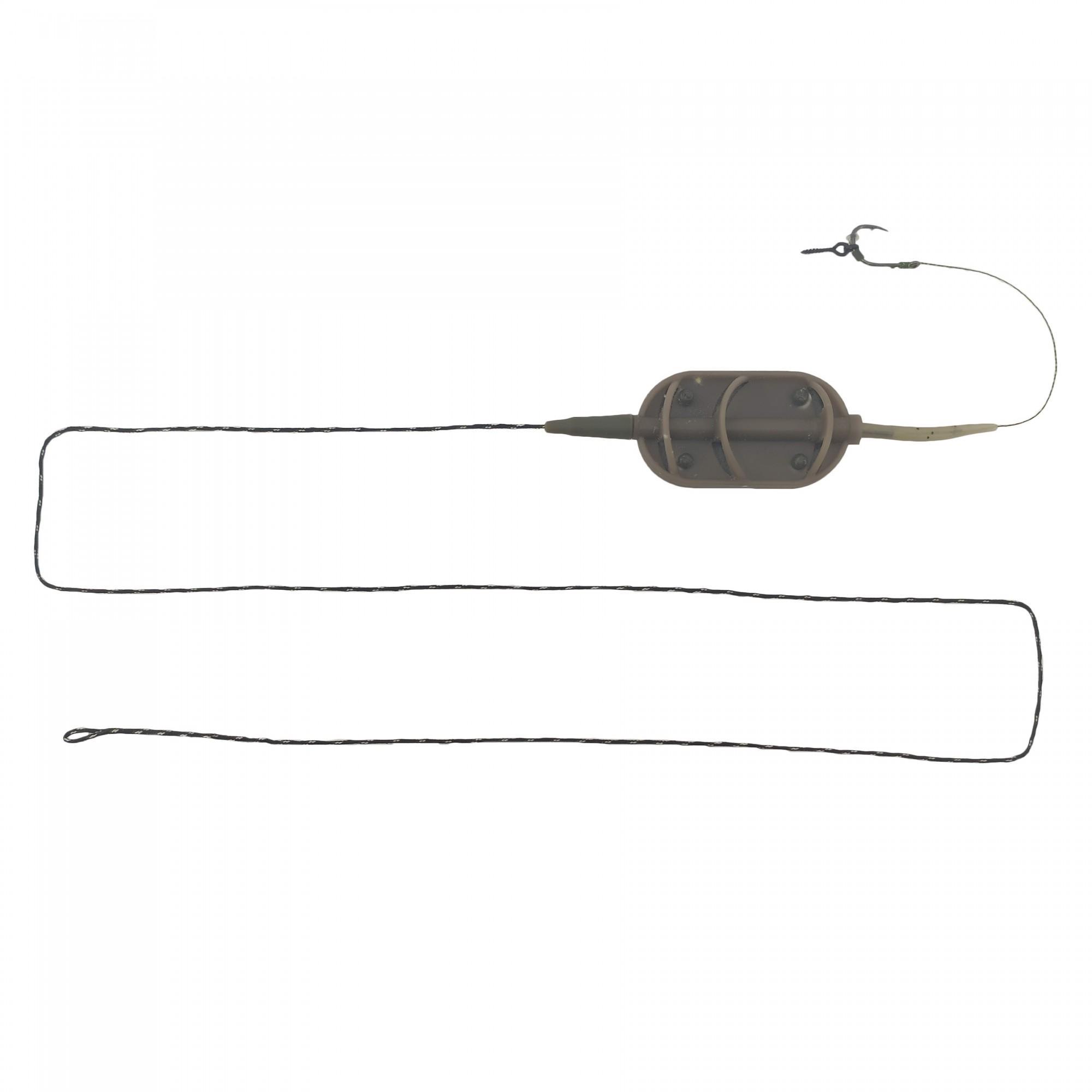 Оснастка Flat Method кормушка крючок Hayabusa K1 №6 с винтом 100 г