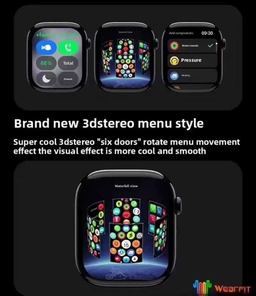 Смарт-годинник HK10 Pro Max AMOLED Bluetooth Білий (30644197) - фото 14 Смарт-годинник HK10 Pro Max AMOLED Bluetooth Білий (30644197) - фото 14