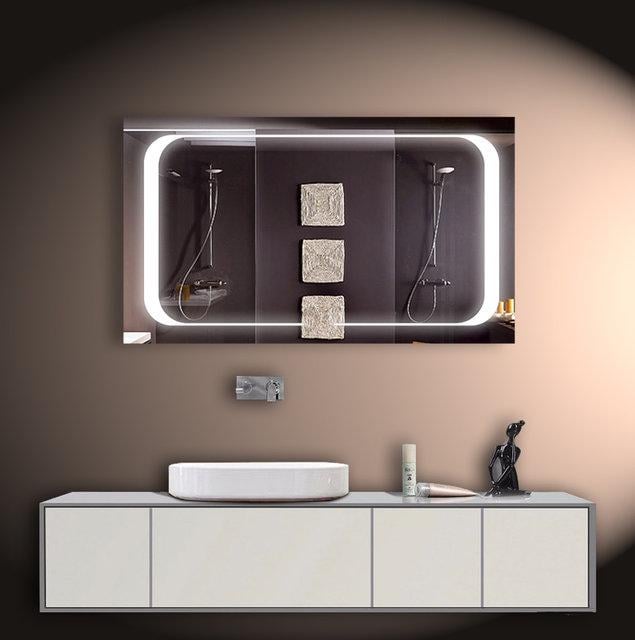 Led зеркало DecorLed с подсветкой в ​​ванную комнату 950x550 (ZSD-042)