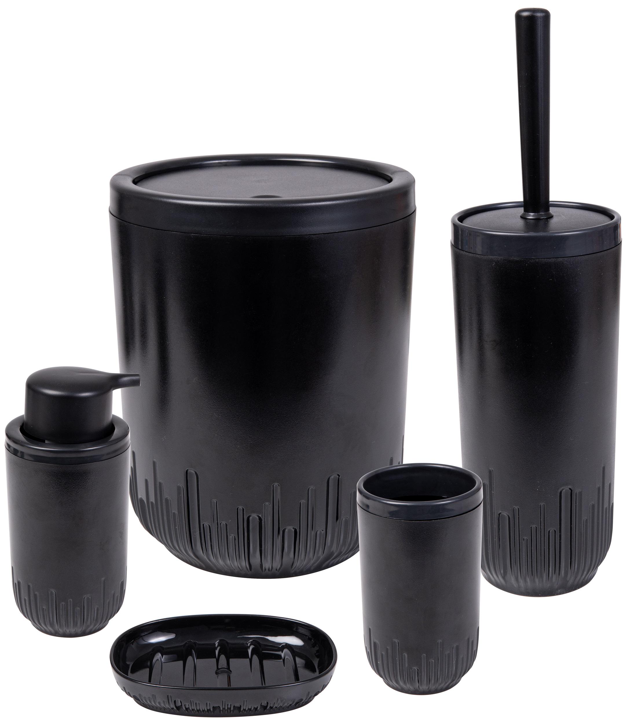 Набор для ванной комнаты Herevin Set-Black 5 шт. (162240-012)
