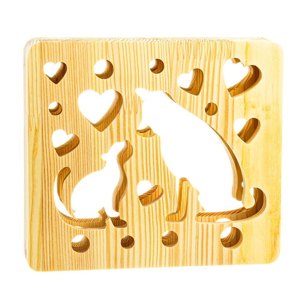 Светильник-ночник ArtEco Light Кот и пес Теплый-белый (1020474)