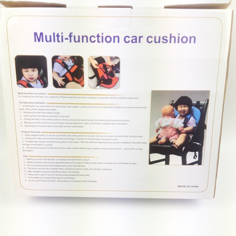 Бескаркасное детское автокресло Красный (4123239) - фото 5