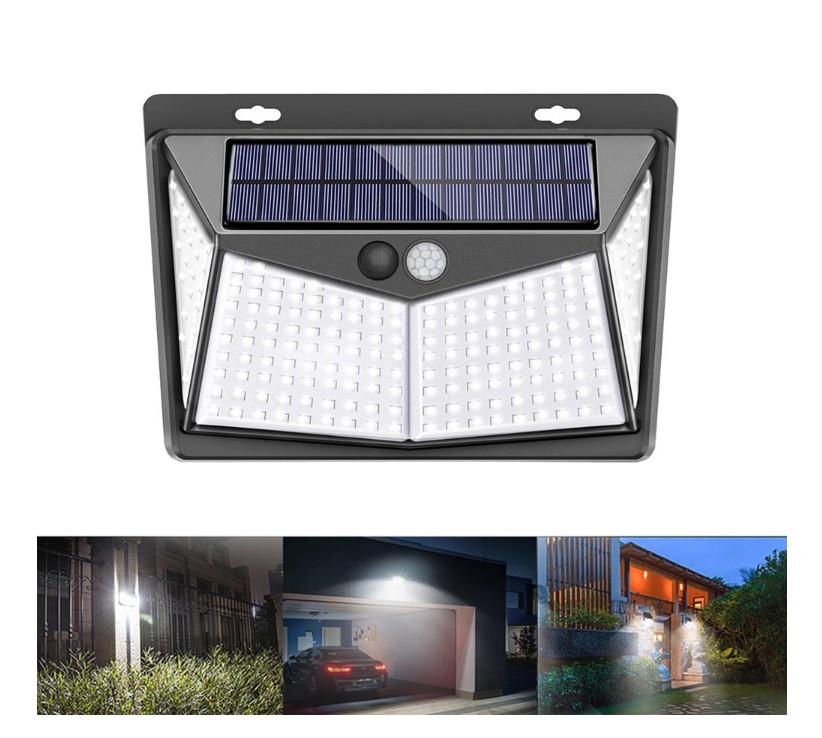 Вуличний світлодіодний світильник SUNROZ Solar Sensor Wall Light на сонячній батареї з датчиком руху - фото 2