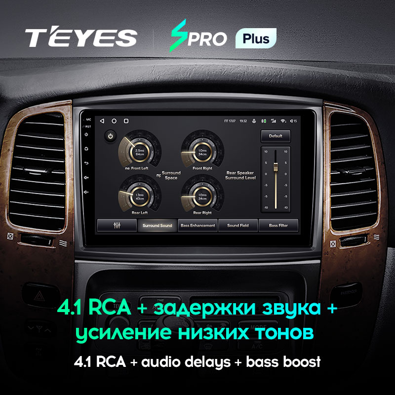 Автомагнітола штатна Teyes для Toyota Land Cruiser LC 100 2002-2007 Android SPRO-PLUS 4+64G Wi-Fi варіант З (1461446622) - фото 5