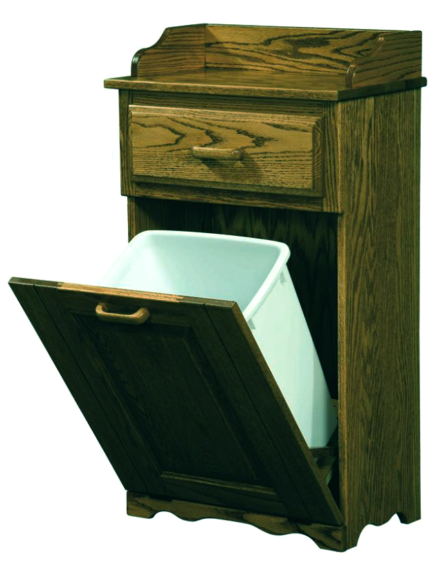 Тумба для мусорного ведра из дерева Мондалго Мускат (ТМВ-001107)