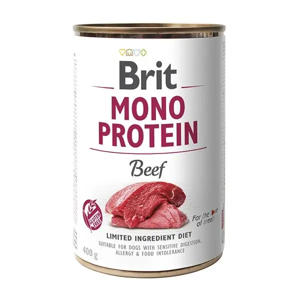 Влажный корм для собак Brit Mono Protein Beef 400 г говядина