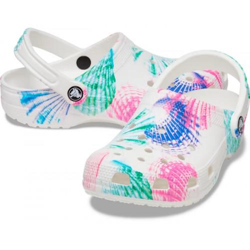 Сабо Crocs Classic Cyber Beach р. W8/EUR 38-39 Multi/White (8554773)