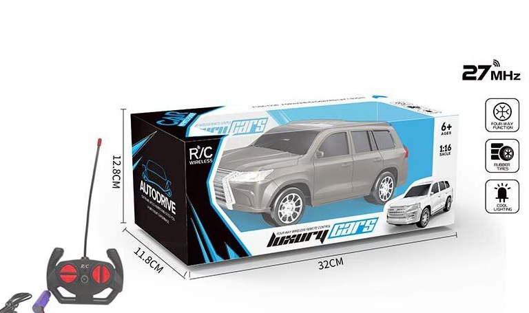 Джип на радиоуправлении HC 301 D 1:16 свет аккумулятор в коробке 3,7V 27 MHz - фото 4 Джип на радиоуправлении HC 301 D 1:16 свет аккумулятор в коробке 3,7V 27 MHz - фото 4