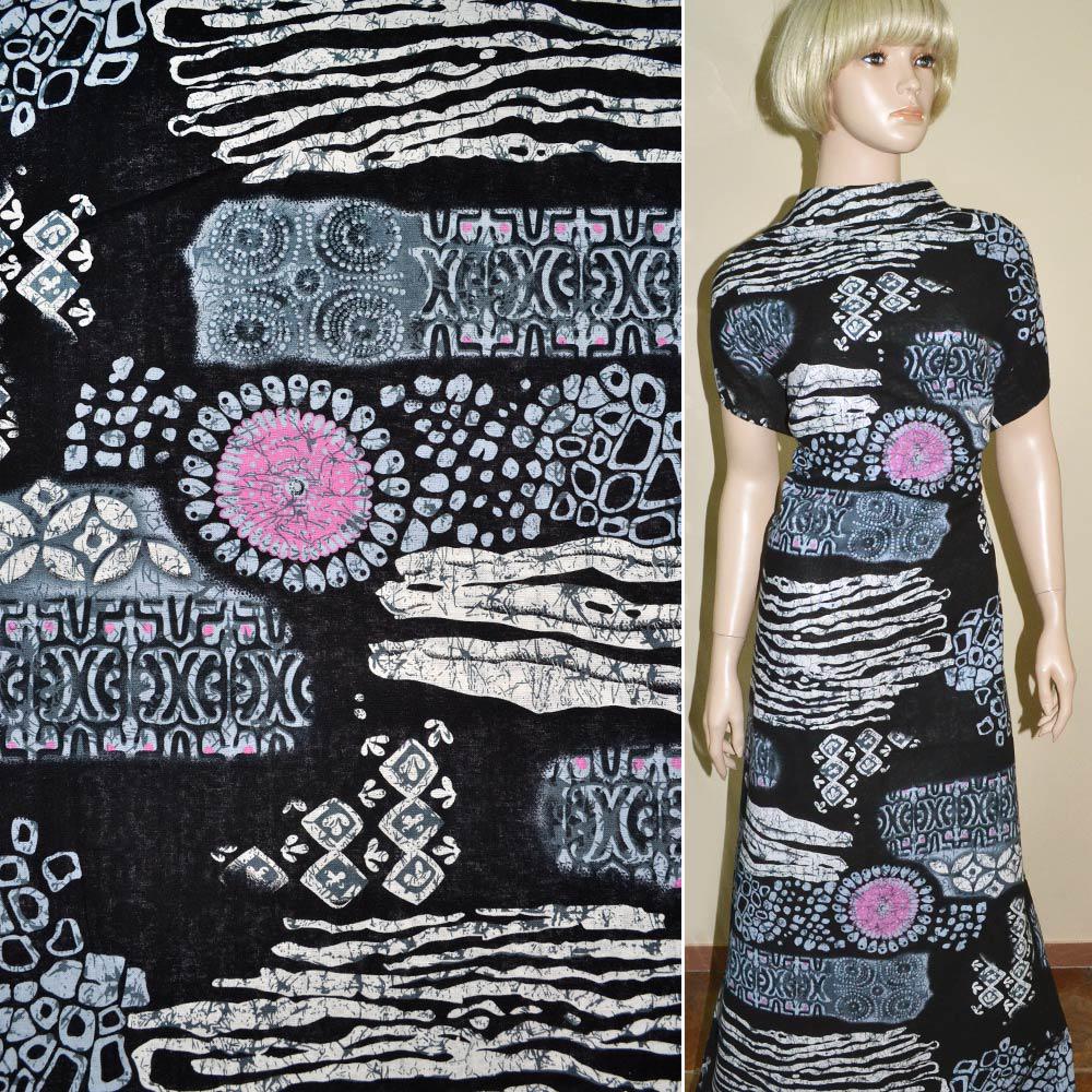 Тканина льон ширина 147 см Чорний (12623.004) - фото 2 Тканина льон ширина 147 см Чорний (12623.004) - фото 2