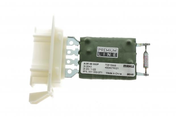 Реостат печки Mercedes Sprinter CDI/VW LT 96-06/VW Caddy 03 4 контакта (ABR 98 000P MAHLE)