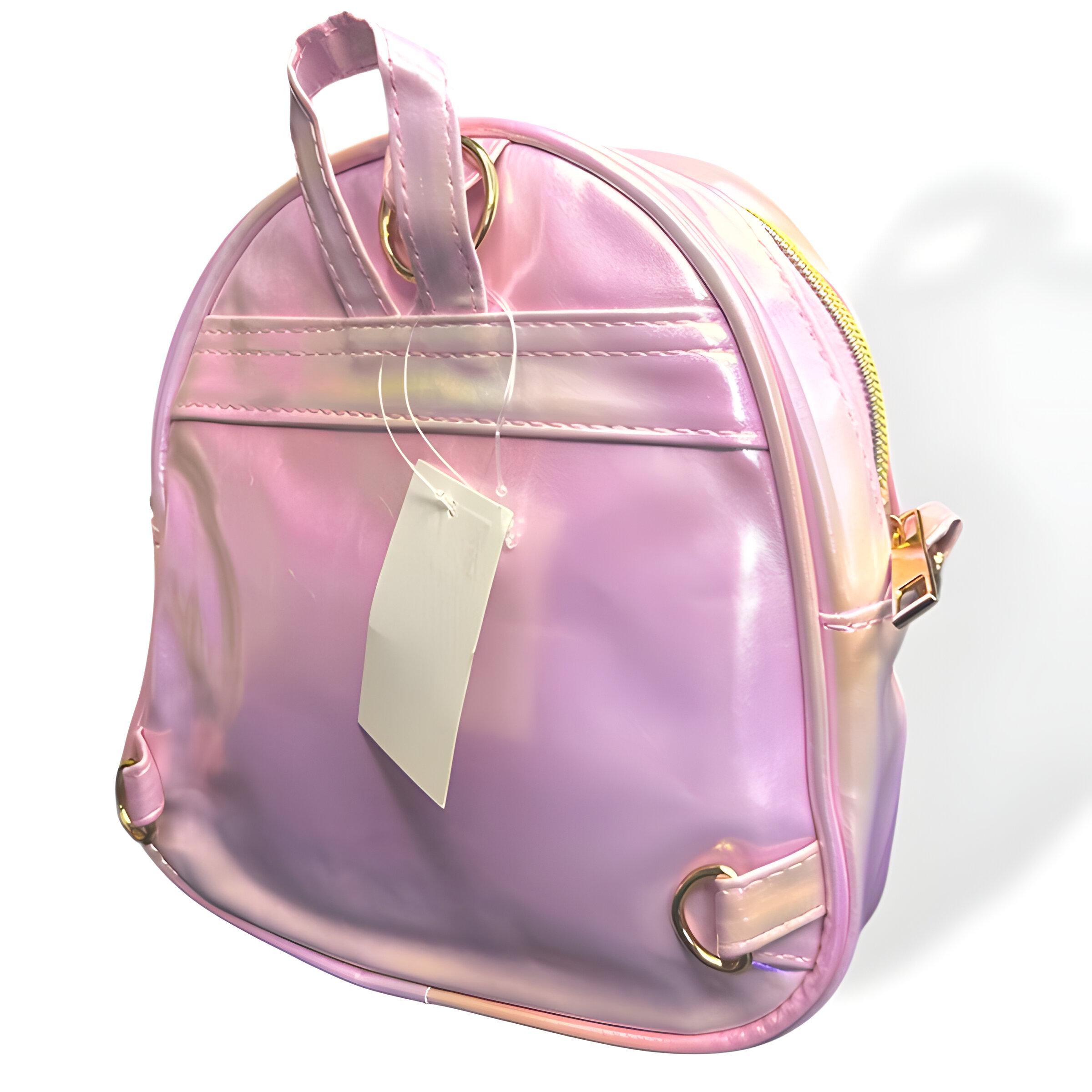 Детский рюкзак Стич и Ангел Розовый (24-487) - фото 2 Детский рюкзак Стич и Ангел Розовый (24-487) - фото 2