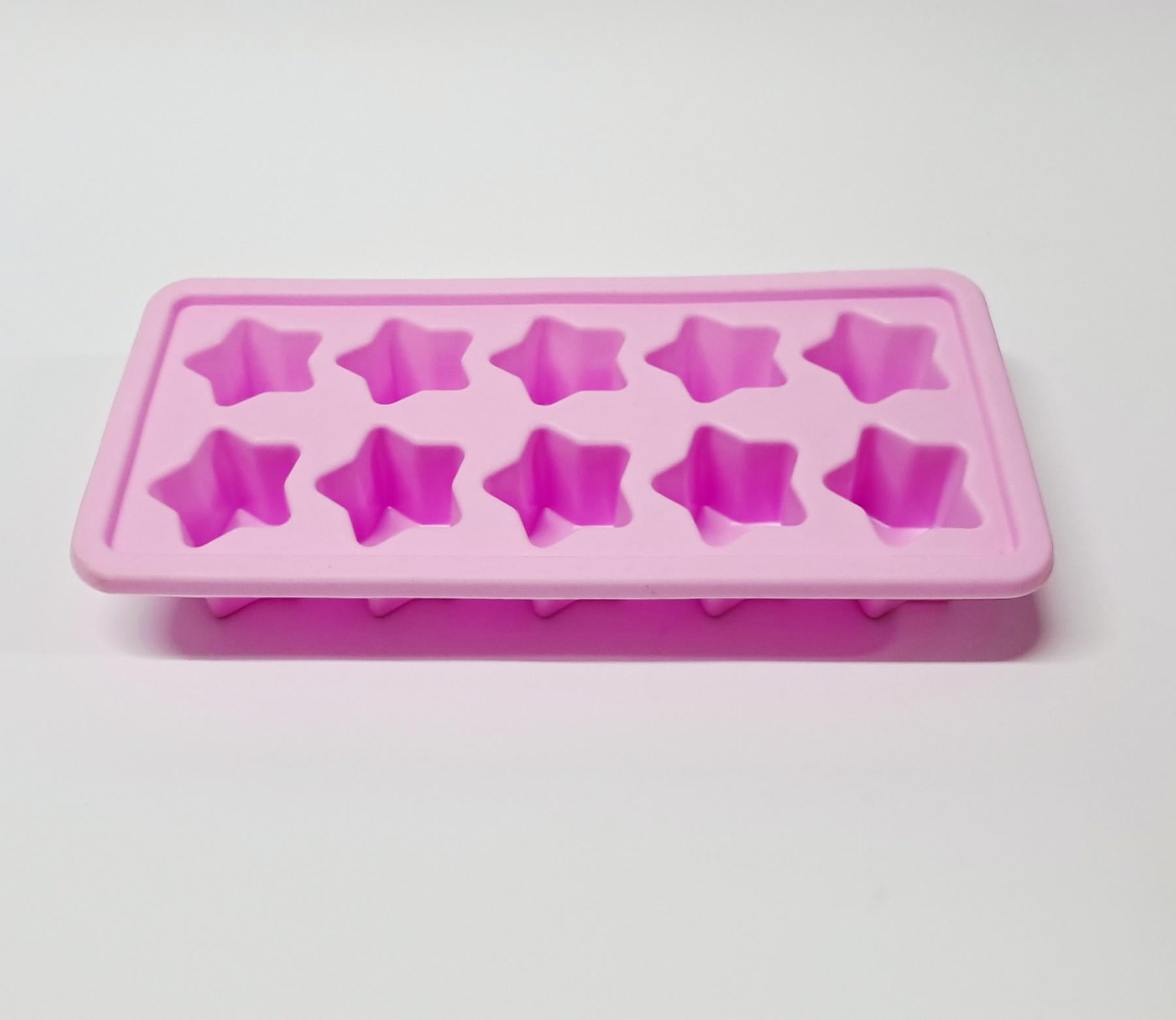 Форма силиконовая звездочки DS-5098 розовый