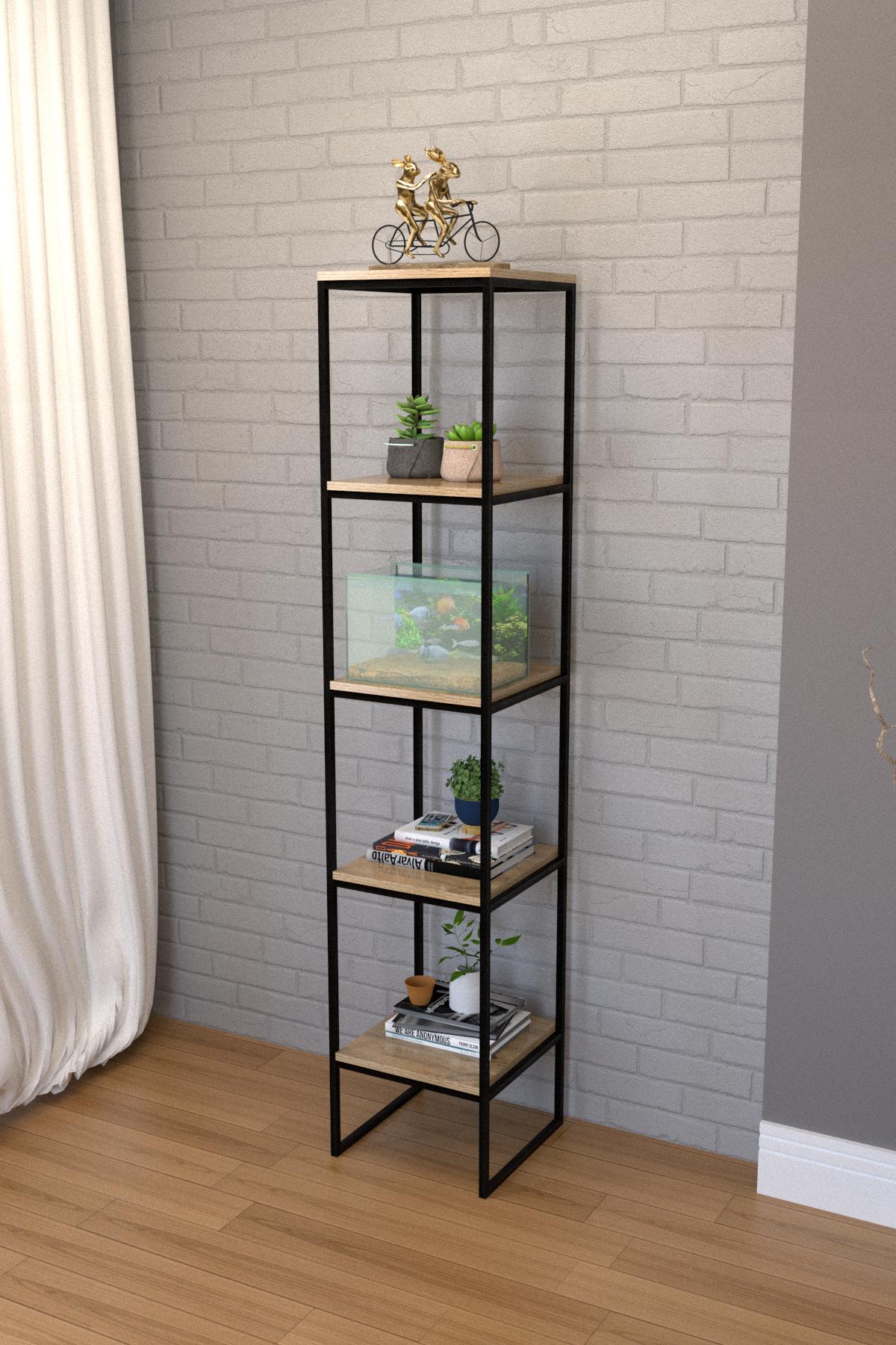 Стелаж EcoLoft Фален DSP-1314-1 в стилі лофт Дуб Аппалачі (31213156)