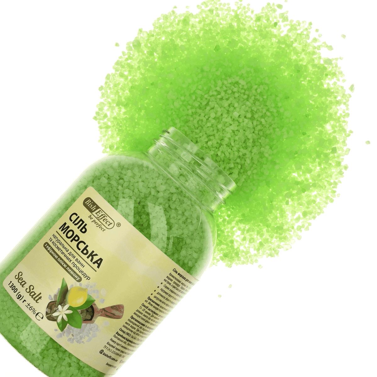 Соль морская для ванн Bisheffect с лимоном 1300 г (1011051-Other) - фото 4 Соль морская для ванн Bisheffect с лимоном 1300 г (1011051-Other) - фото 4