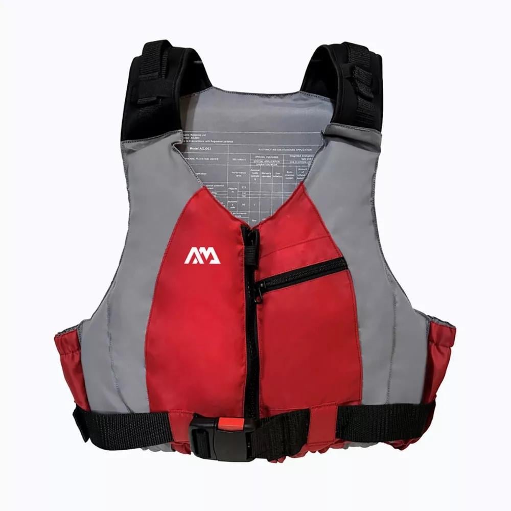 Жилет спасательный Aqua Marina AGJ003 для SUP и каяка M/L Красно-серый (2966981584)
