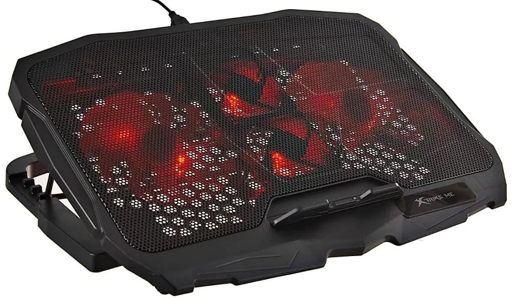 Підставка охолоджувальна для ноутбука Xtrike ME FN-802 ігрова Чорний (1900338295)