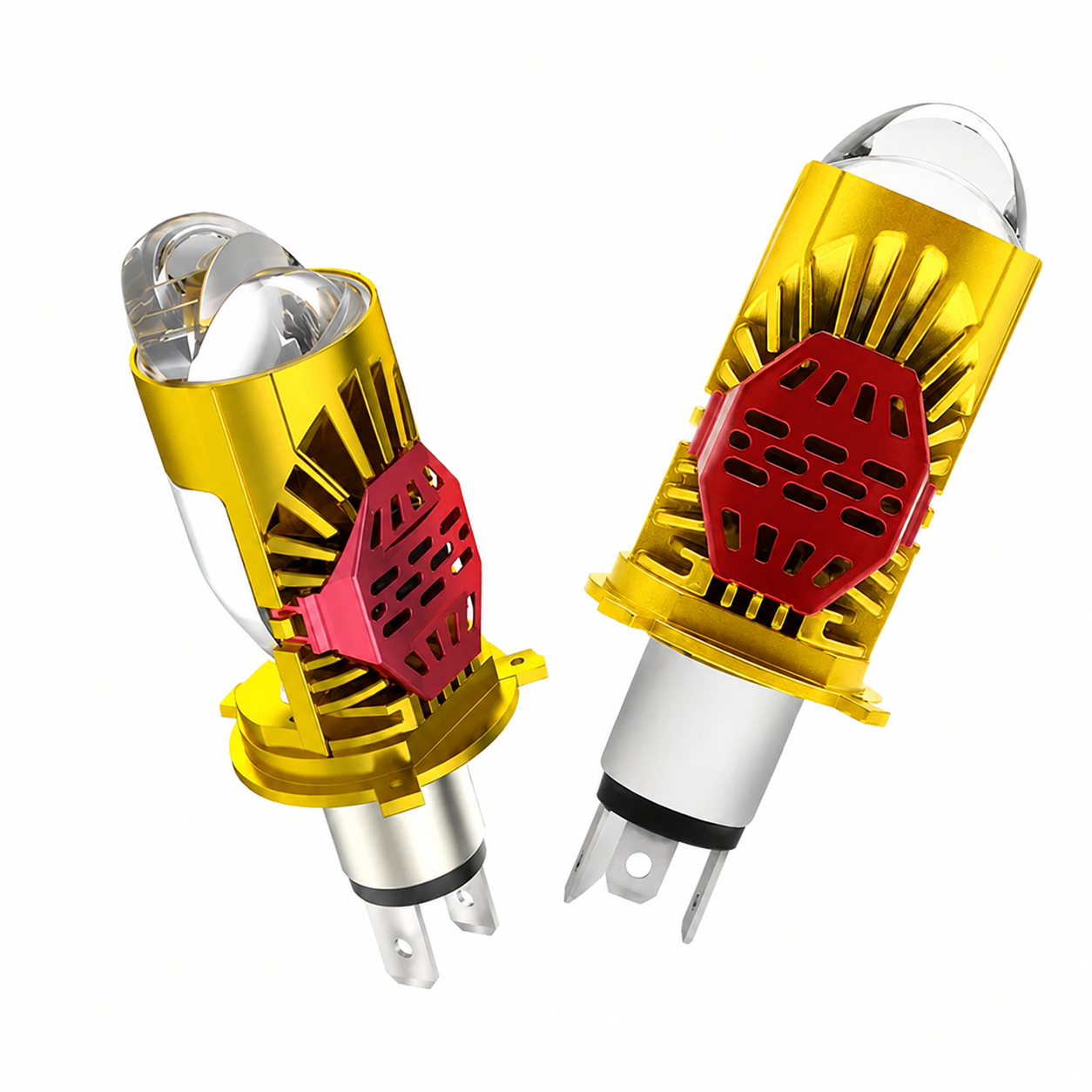 Комплект LED мини-линз для авто H4 100 Вт Bi-LED сверхяркие 2 шт. (S92TR)