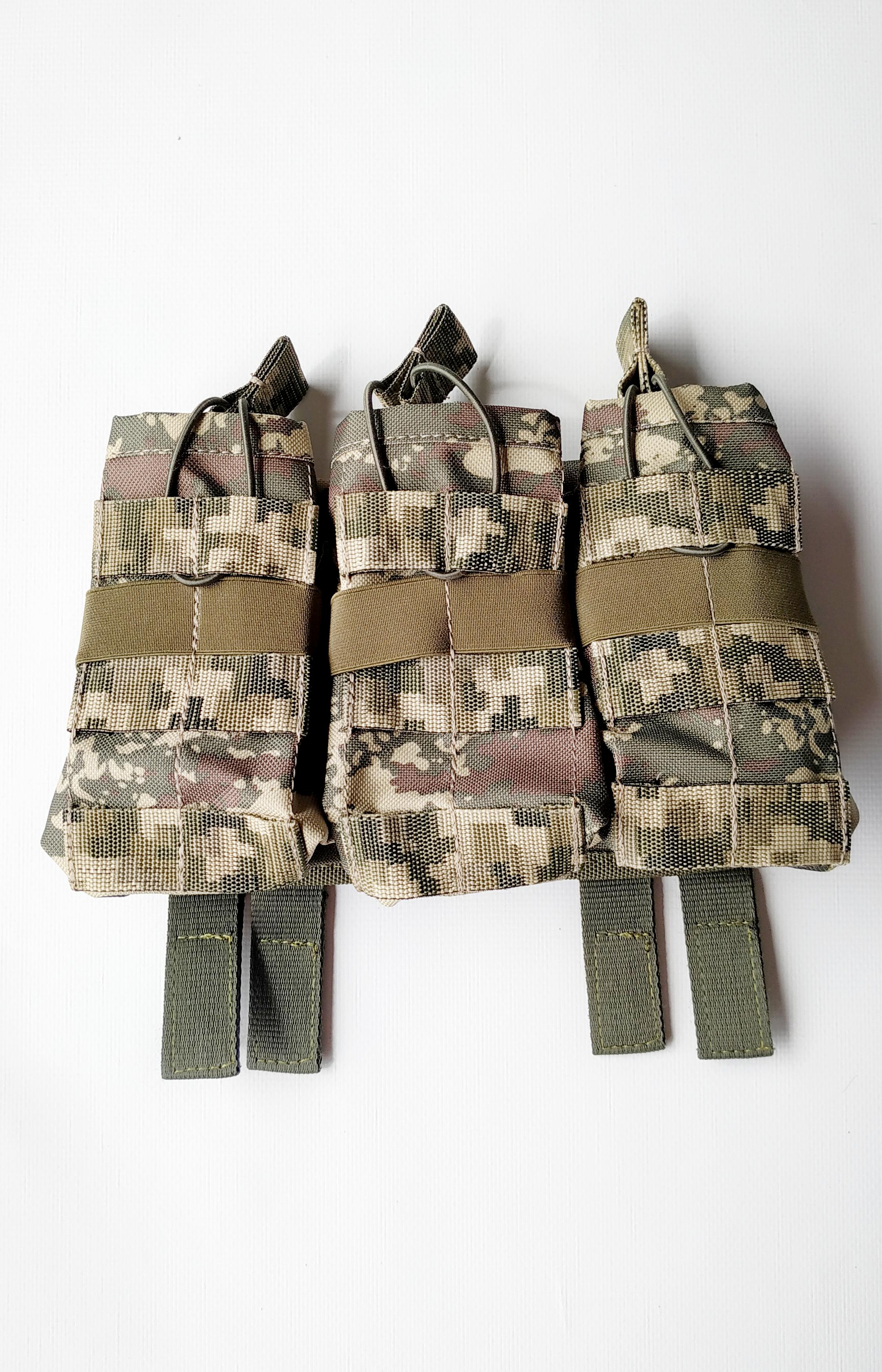 Подсумок для магазина MOLLE 3-6 АК оксфорд тройной Мультикам (7451280)