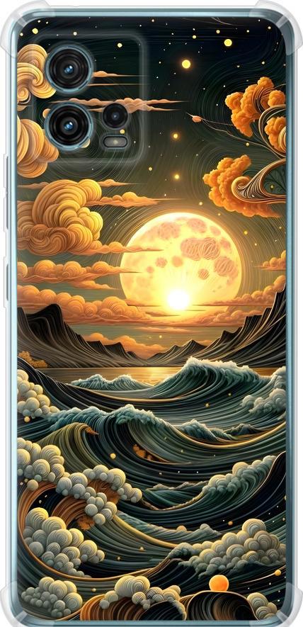 Чехол на Motorola G72 Арт волны (6332sp-2859-42517)