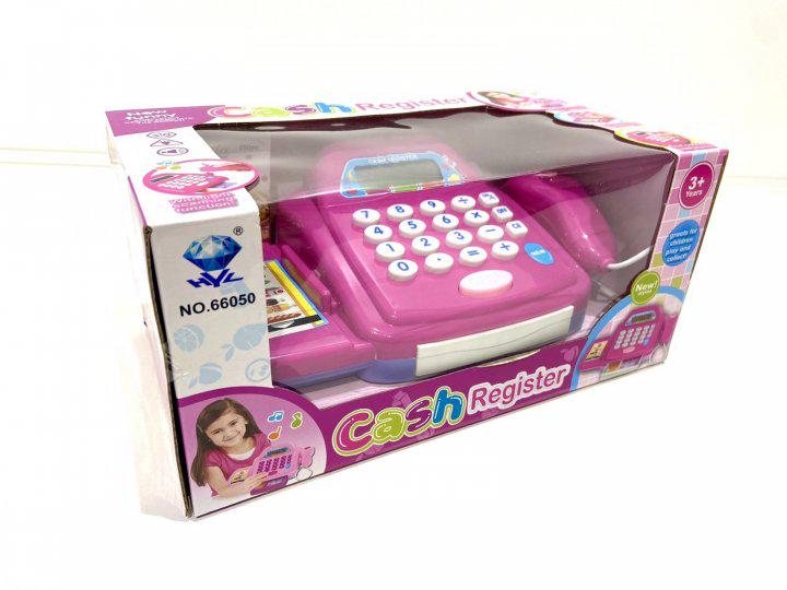 Кассовый аппарат детский Limo Toy 66050 с микрофоном Розовый (37680667)