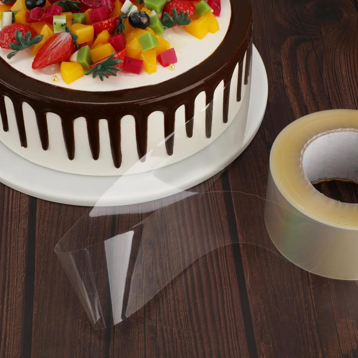 Лента бордюрная для кондитерских изделий Confectionery Tape ацетатная 10 см 40 м 0,125 мм - фото 2