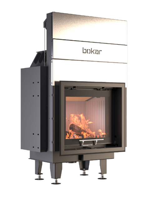 Камінна топка Bokar 6050G 14,4 kW ceramatex White