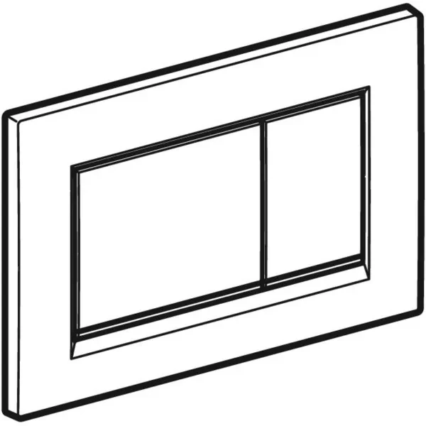 Клавиша смыва Geberit Sigma 30 Швейцария для двойного смыва Черный матовый (115.883.16.1) - фото 2 Клавиша смыва Geberit Sigma 30 Швейцария для двойного смыва Черный матовый (115.883.16.1) - фото 2