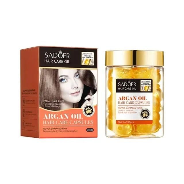 Капсулы для волос SADOER Hair Care Argan Oil с маслом марокканского ореха, жожоба, прополиса и кератина 30 шт. (01404021) Капсулы для волос SADOER Hair Care Argan Oil с маслом марокканского ореха, жожоба, прополиса и кератина 30 шт. (01404021)