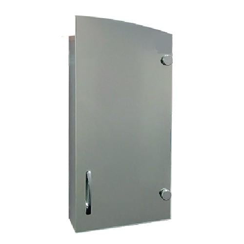 Зеркальный узкий шкаф Seria A "Эконом" №235 650x300x130 мм