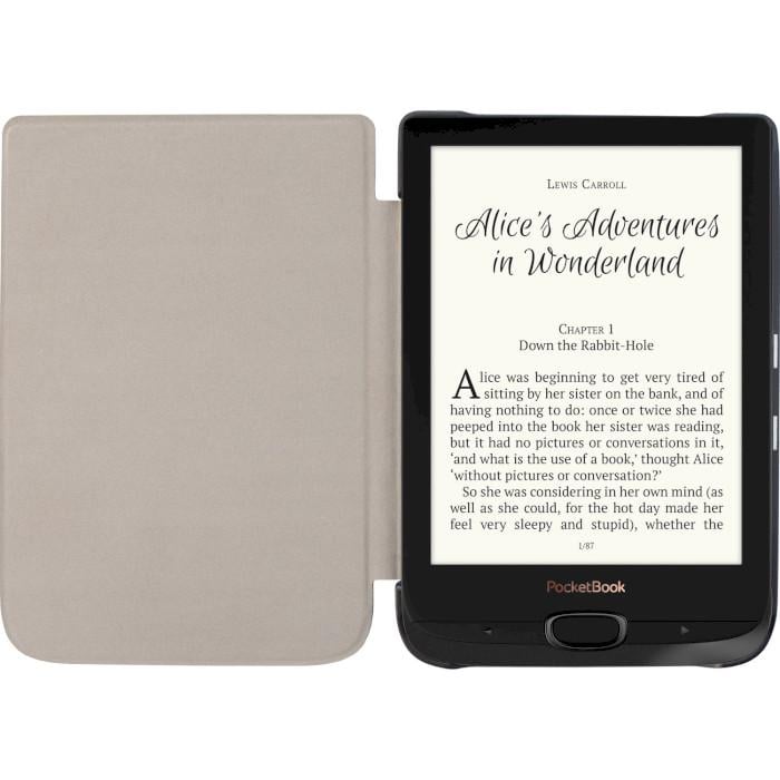 Обложка для планшетов для PocketBook 6" PB617/618/627/628/632 Shell Cover Black (WPUC-616-S-BK) - фото 3